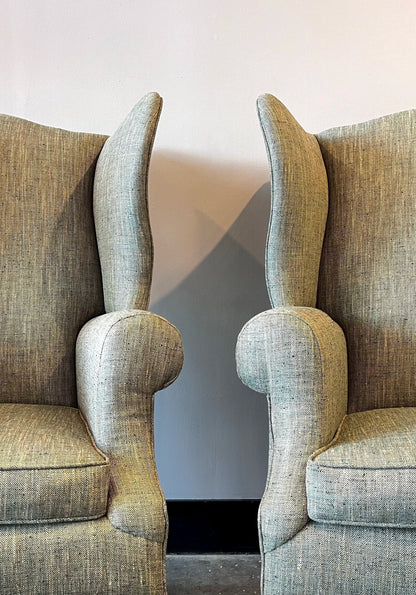 Pair of Thyme Wingback Chairs