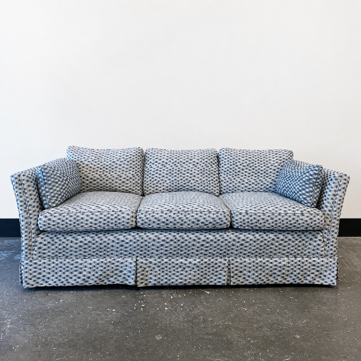 Fluted Tuxedo Sofa