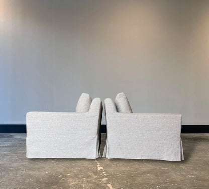 Restoration Hardware Belgian Track Arm Sofa w/ Slipcover