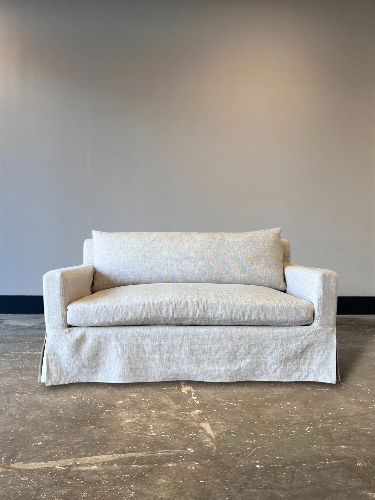 Restoration Hardware Belgian Track Arm Sofa w/ Slipcover