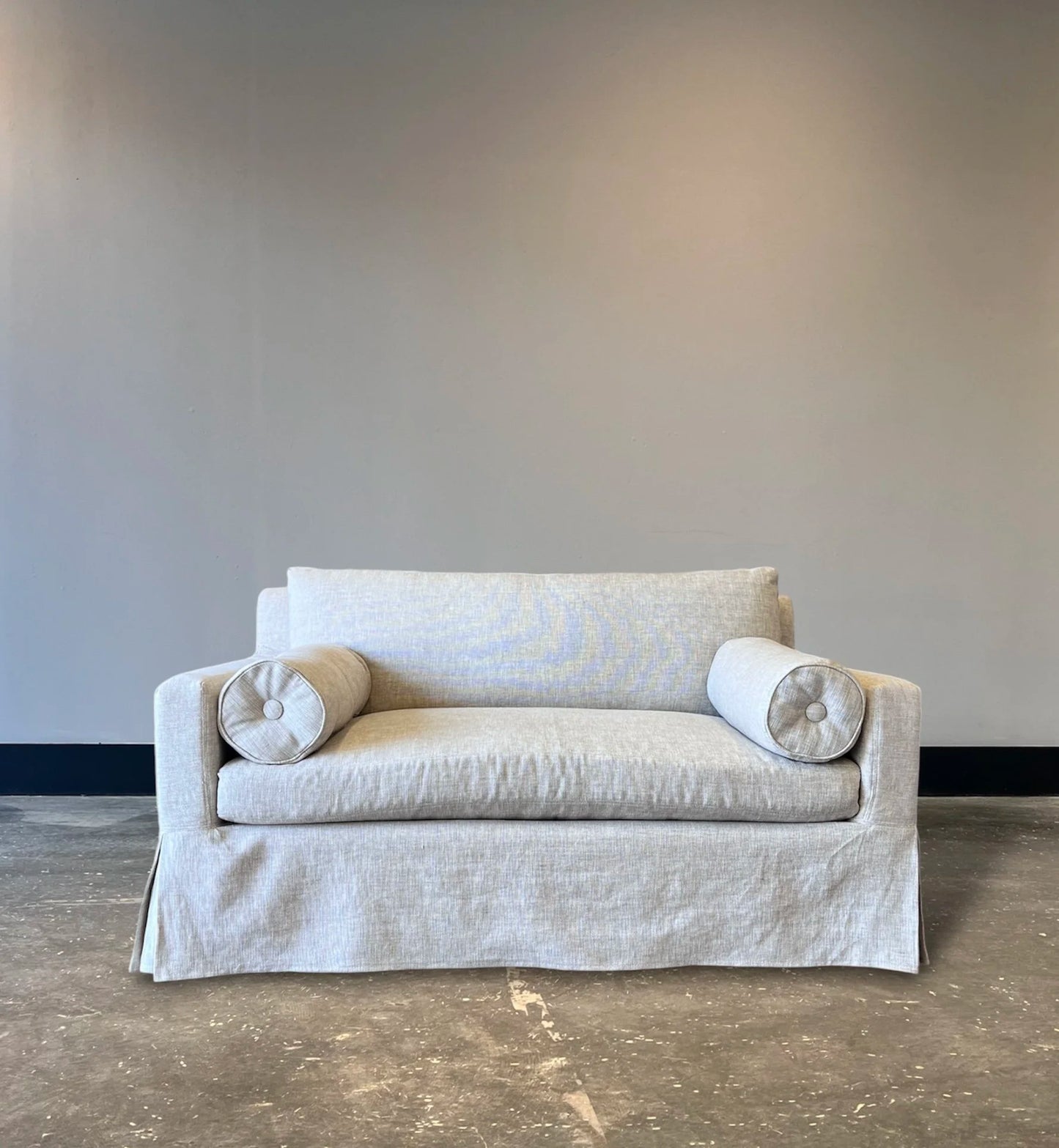 Restoration Hardware Belgian Track Arm Sofa w/ Slipcover
