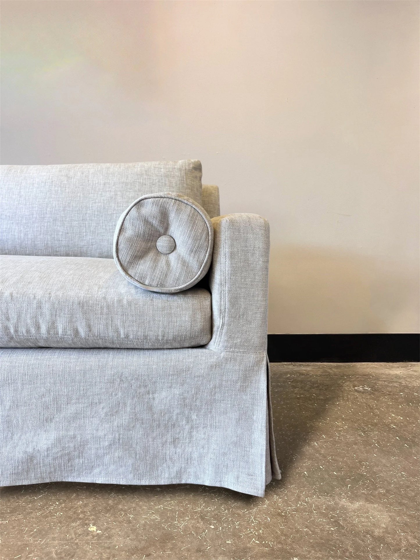 Restoration Hardware Belgian Track Arm Sofa w/ Slipcover