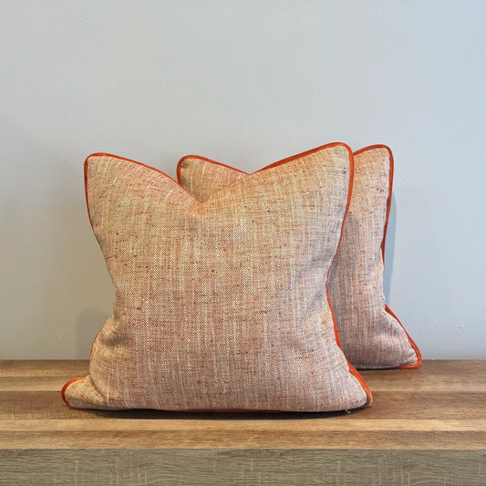 Ginger Orange Throw Pillow
