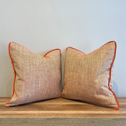 Ginger Orange Throw Pillow