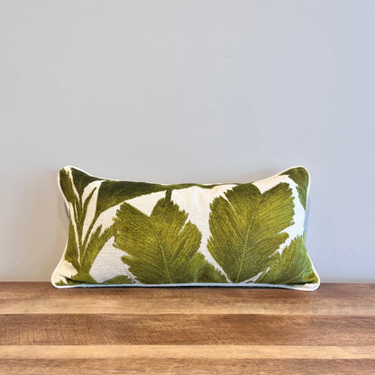 Fern Belgium Velvet Lumbar Pillow