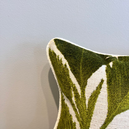 Fern Belgium Velvet Lumbar Pillow