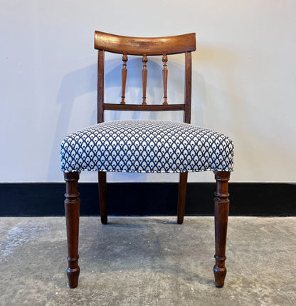 Antique Inlaid Sheraton Side Chairs