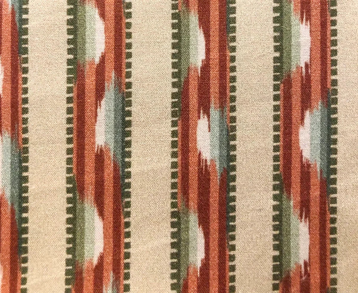 Maury Fabric by Fleurons d'Hélène in Russet