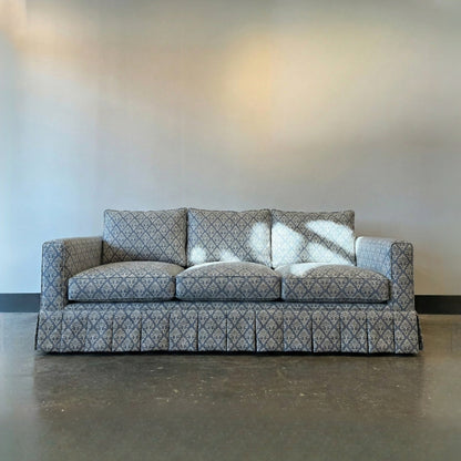 Namay Samay Taal Gun Metal on N°60 Sofa with Multi-Pleat Skirt