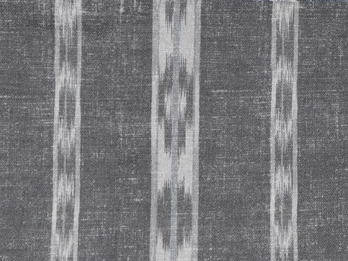 Ikat Stripe Fabric by Titley & Marr in Charcoal