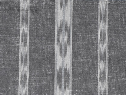 Ikat Stripe Fabric by Titley & Marr in Charcoal