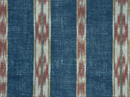 Ikat Stripe Fabric by Titley & Marr in Turquoise