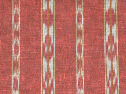 Ikat Stripe Fabric by Titley & Marr in Paprika & Ochre