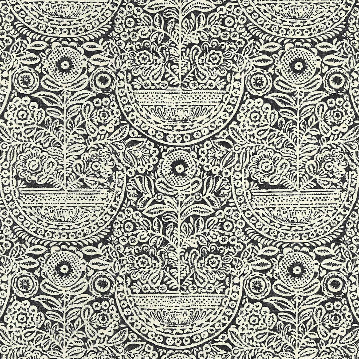 Irène Fabric by Décors Barbares in Ink