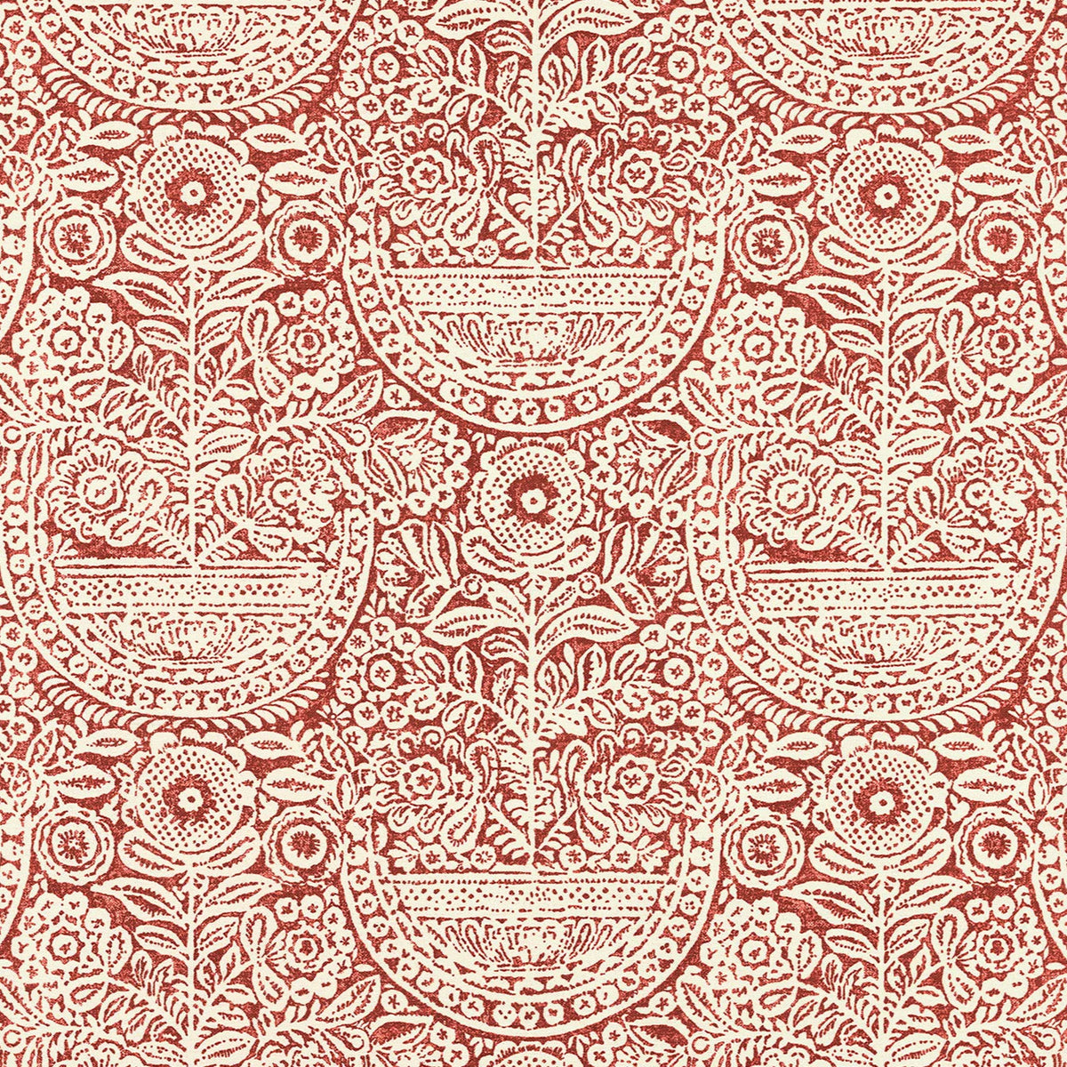 Irène Fabric by Décors Barbares in Red