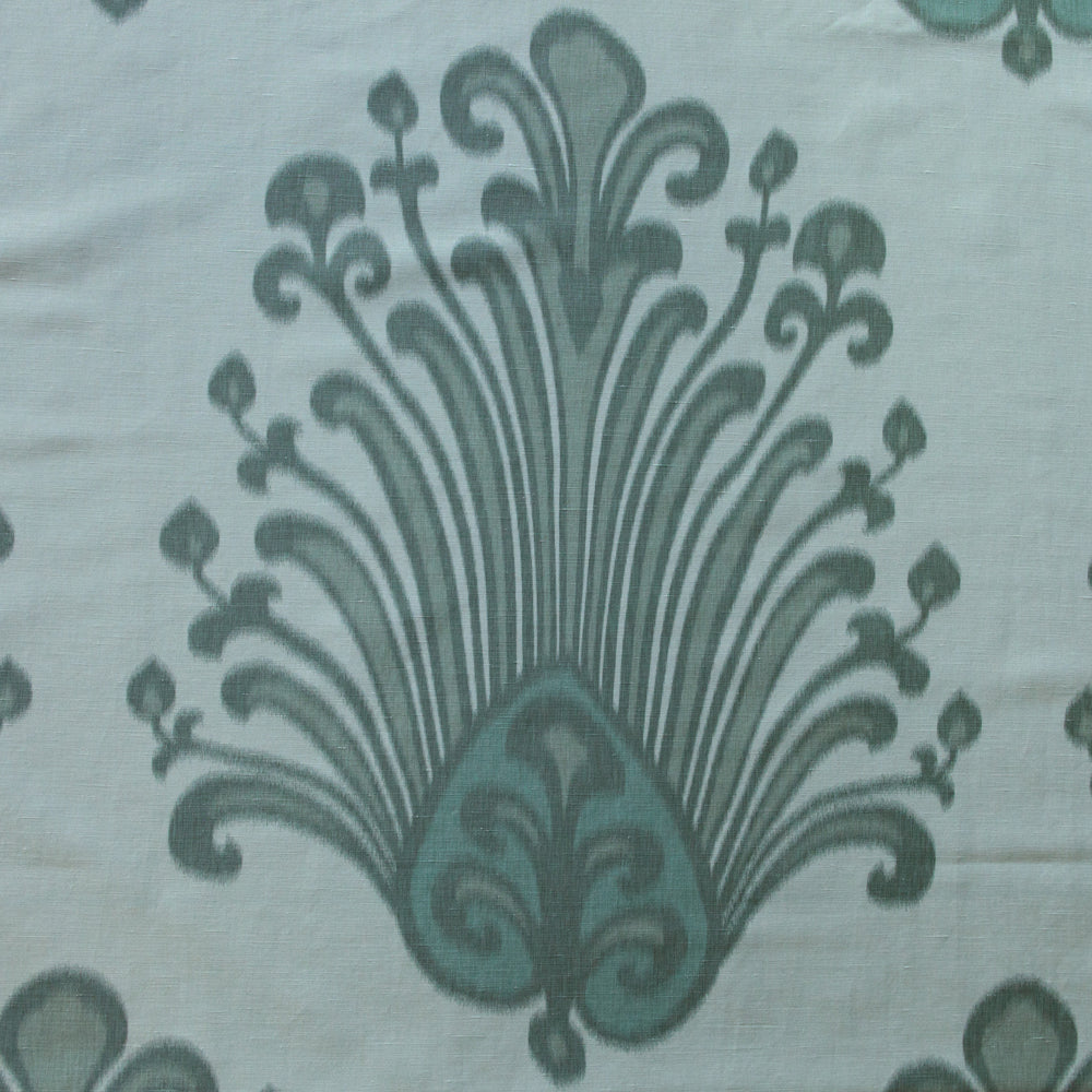 Irina Damask Fabric by Titley & Marr in Lichen & Sage