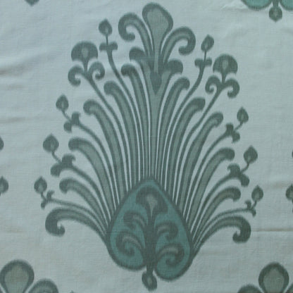 Irina Damask Fabric by Titley & Marr in Lichen & Sage