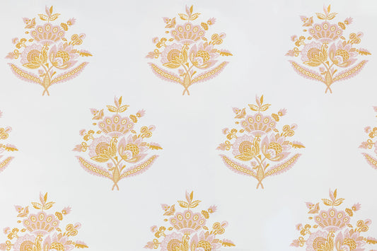 Isabelle Wallpaper by Alice Sergeant in Blossom
