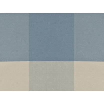 St Petersburg Plaid Fabric by Brunschwig & Fils in Dusty Blue
