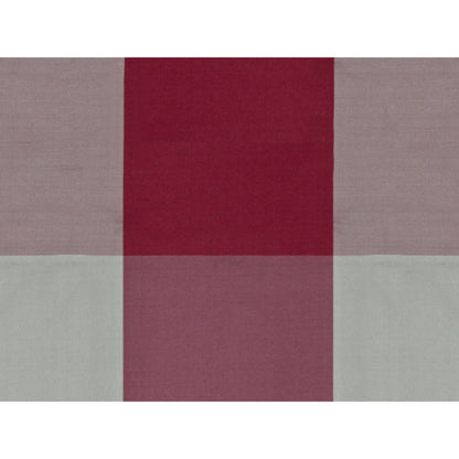 St Petersburg Plaid Fabric by Brunschwig & Fils in Rouge Chinois