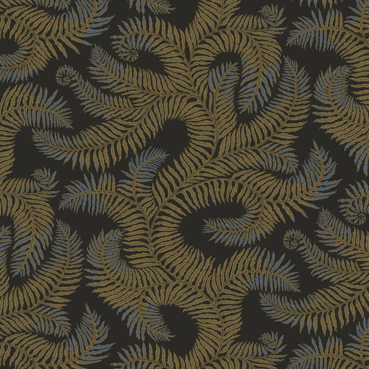 Bombes Fernery Wallpaper by Josephine Munsey in 21