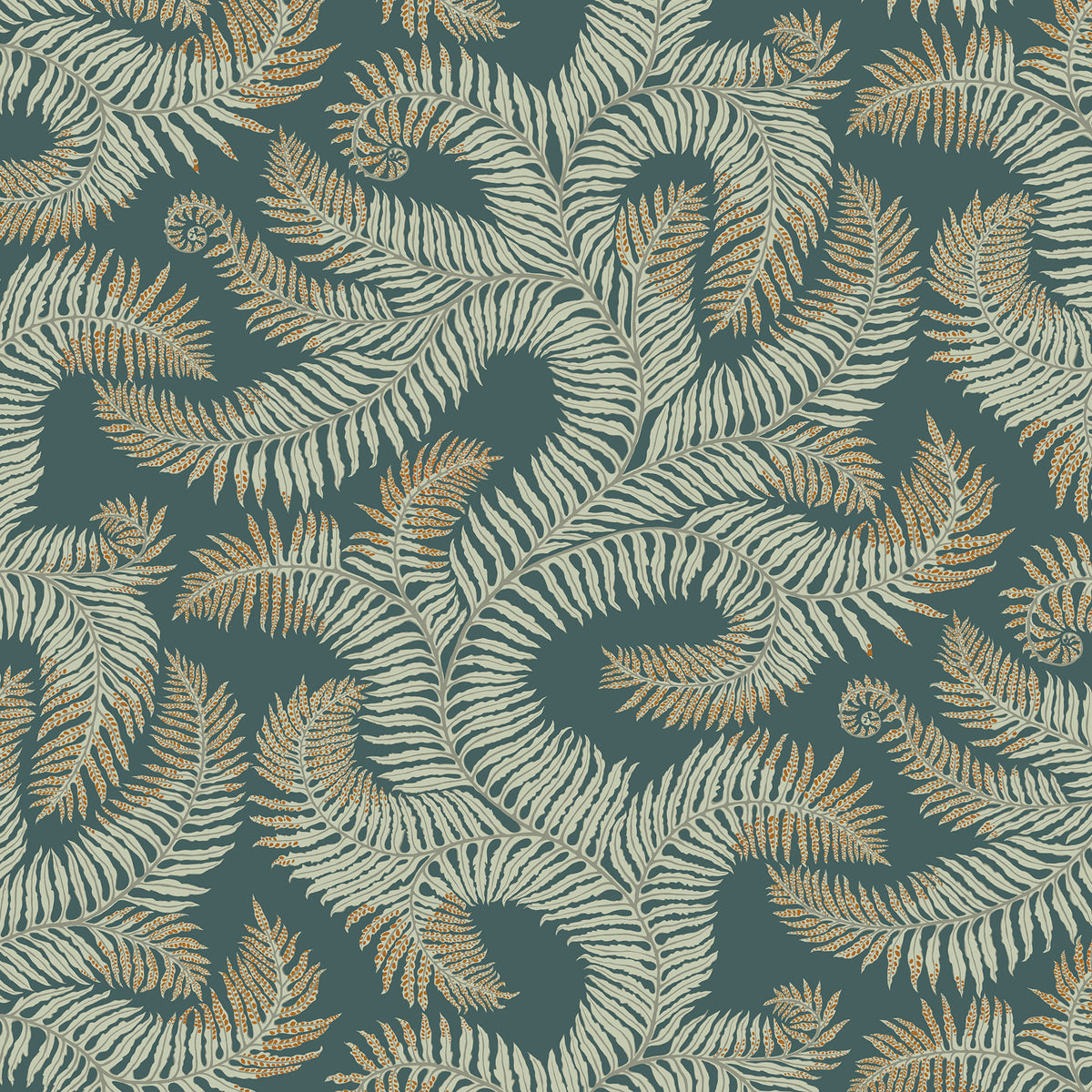 Bombes Fernery Wallpaper by Josephine Munsey in 31