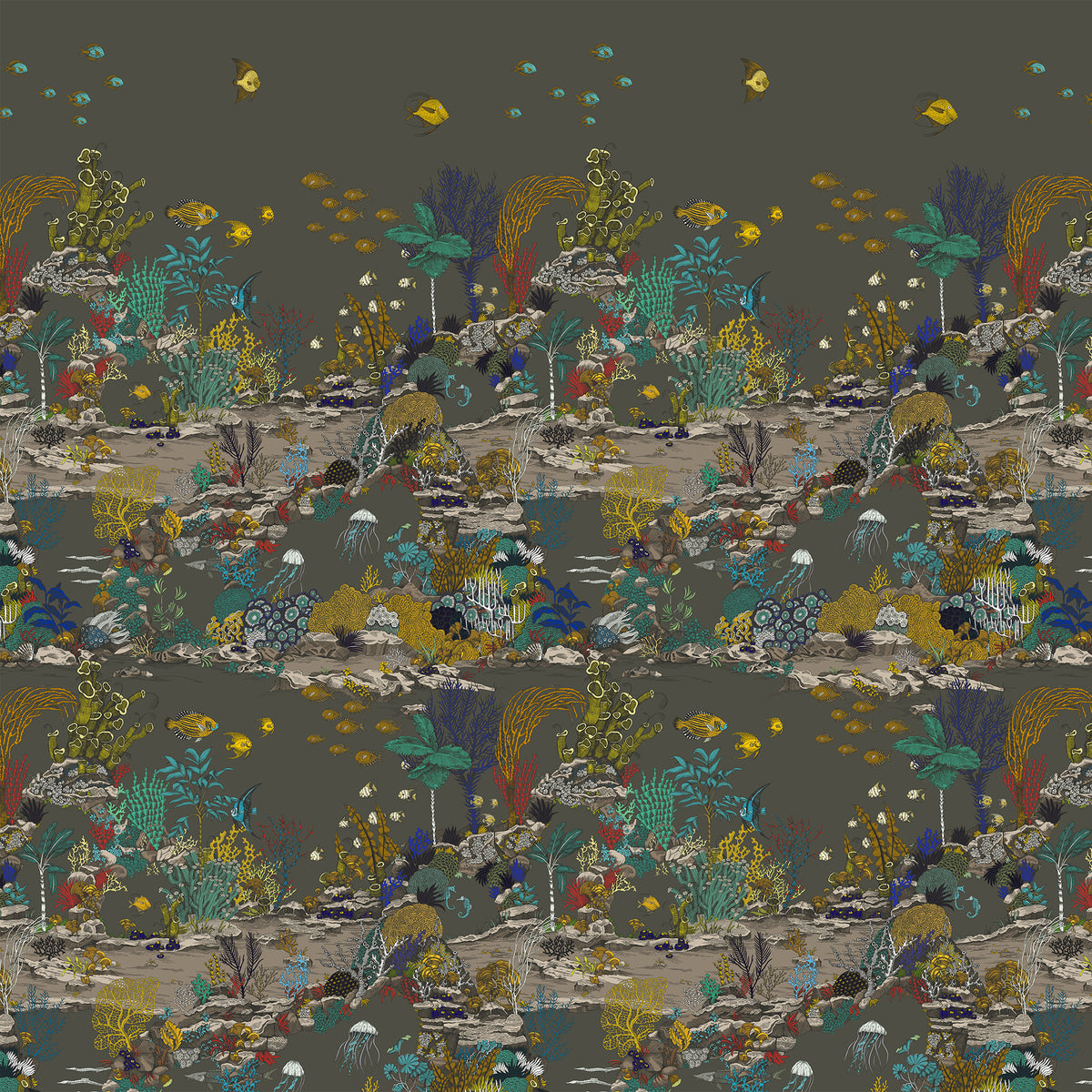 Underwater Jungle Wallpaper by Josephine Munsey in 02