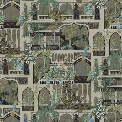 Peacock Arches Wallpaper by Josephine Munsey in 11