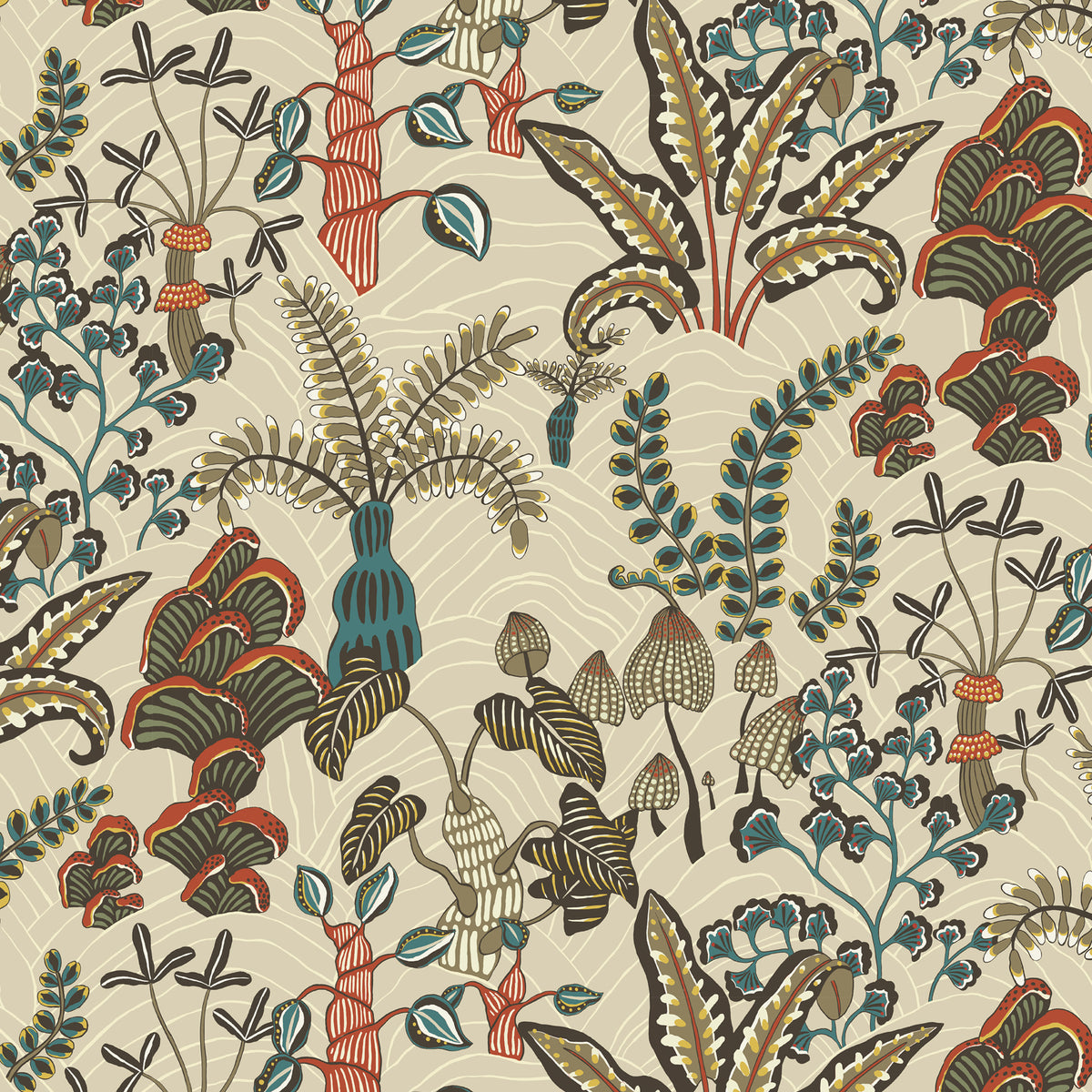 Woodland Floor Wallpaper by Josephine Munsey in 11