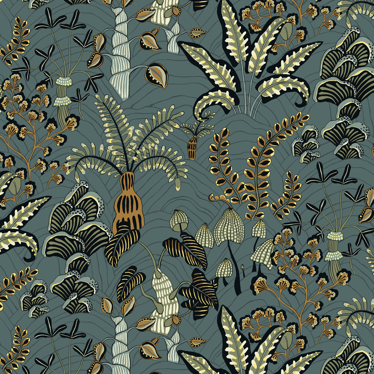 Woodland Floor Wallpaper by Josephine Munsey in 21