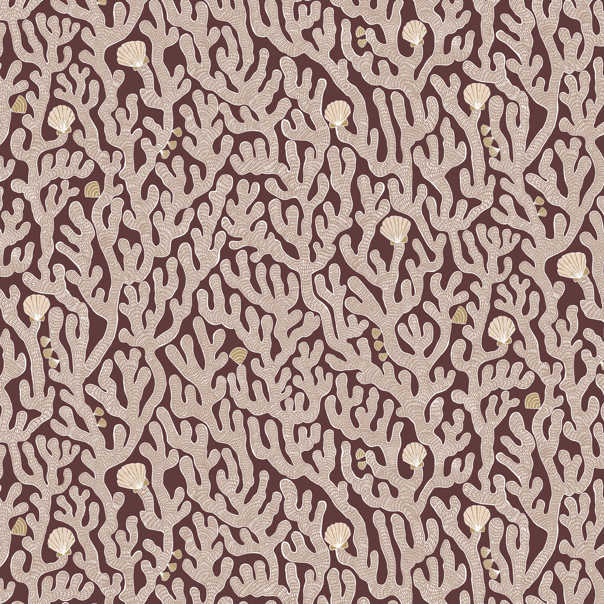 Coral Wallpaper by Josephine Munsey in 21