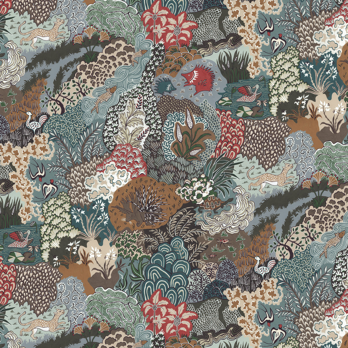 Whimsical Clumps Wallpaper by Josephine Munsey in 01