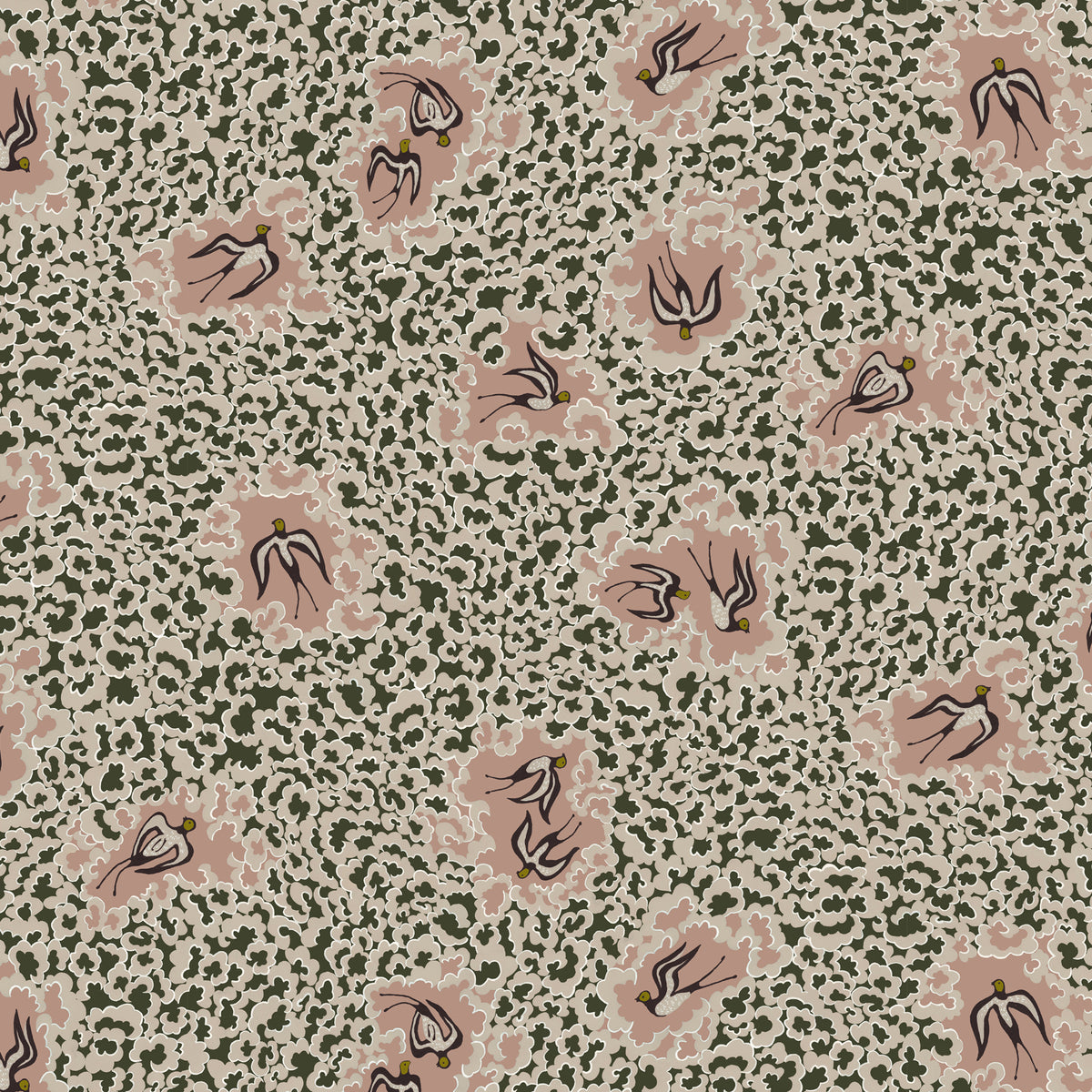 Beas Swallows Wallpaper by Josephine Munsey in 11