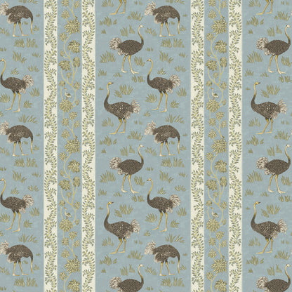 Ostrich Stripe Wallpaper by Josephine Munsey in 01