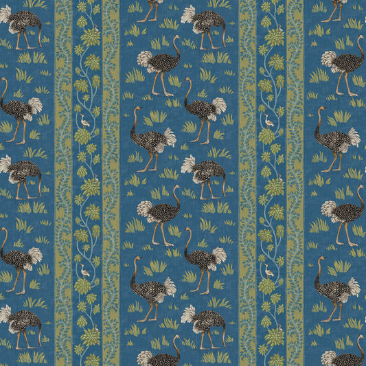 Ostrich Stripe Wallpaper by Josephine Munsey in 21