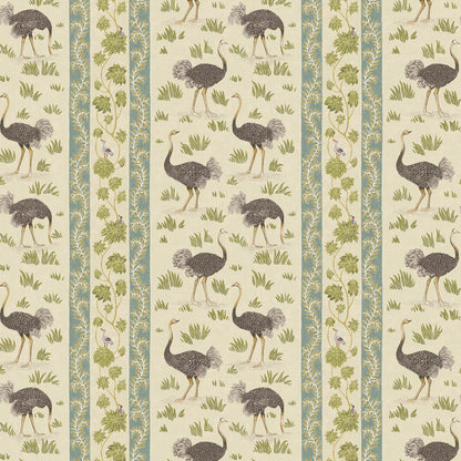 Ostrich Stripe Wallpaper by Josephine Munsey in 41