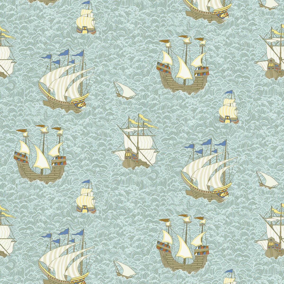 Ships Wallpaper by Josephine Munsey in 01