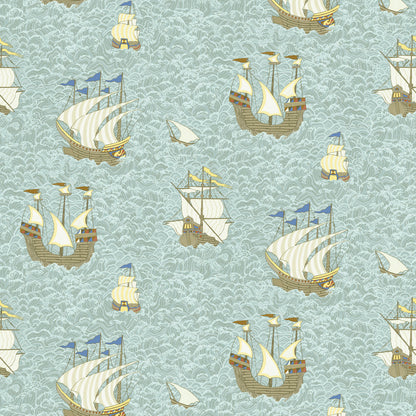 Ships Wallpaper by Josephine Munsey in 01