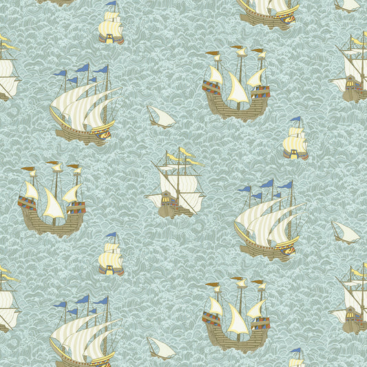 Ships Wallpaper by Josephine Munsey in 01