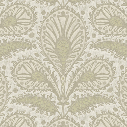 Ikat Clover Wallpaper by Josephine Munsey in 11