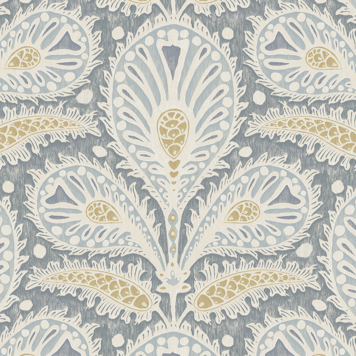 Ikat Clover Wallpaper by Josephine Munsey in 41