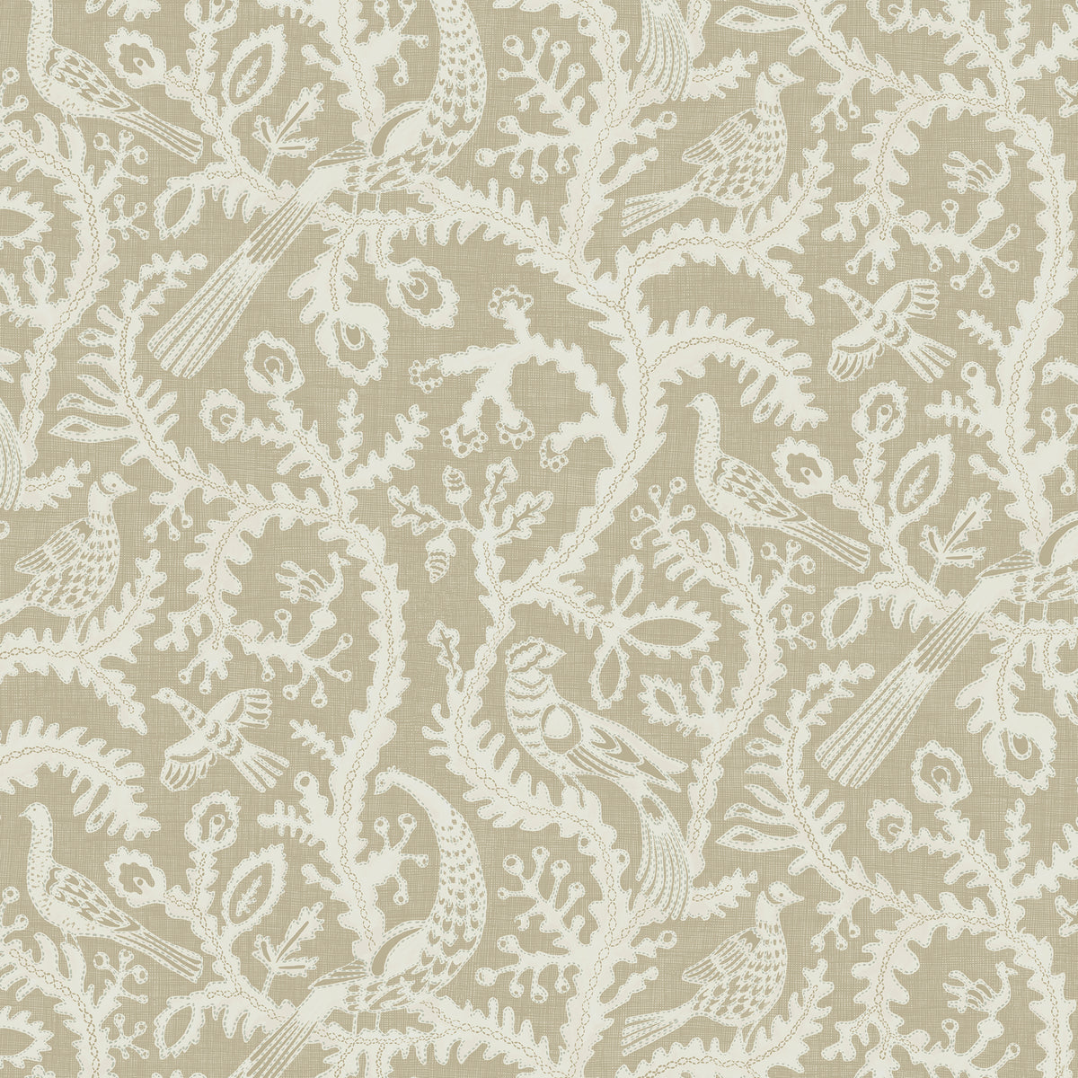 Stitched Birds Wallpaper by Josephine Munsey in 11