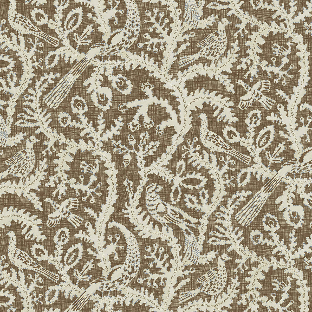 Stitched Birds Wallpaper by Josephine Munsey in 21