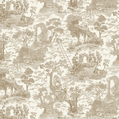 Islet Hopping Toile Wallpaper by Josephine Munsey in 01