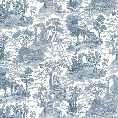 Islet Hopping Toile Wallpaper by Josephine Munsey in 11