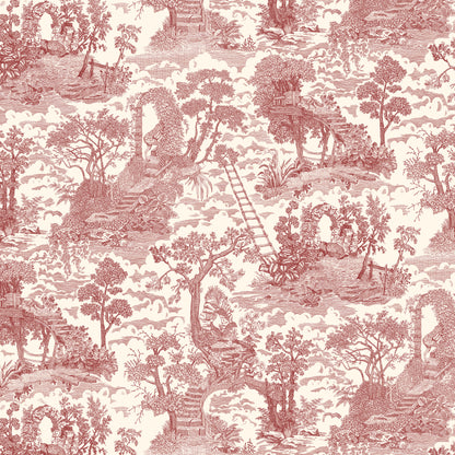 Islet Hopping Toile Wallpaper by Josephine Munsey in 21