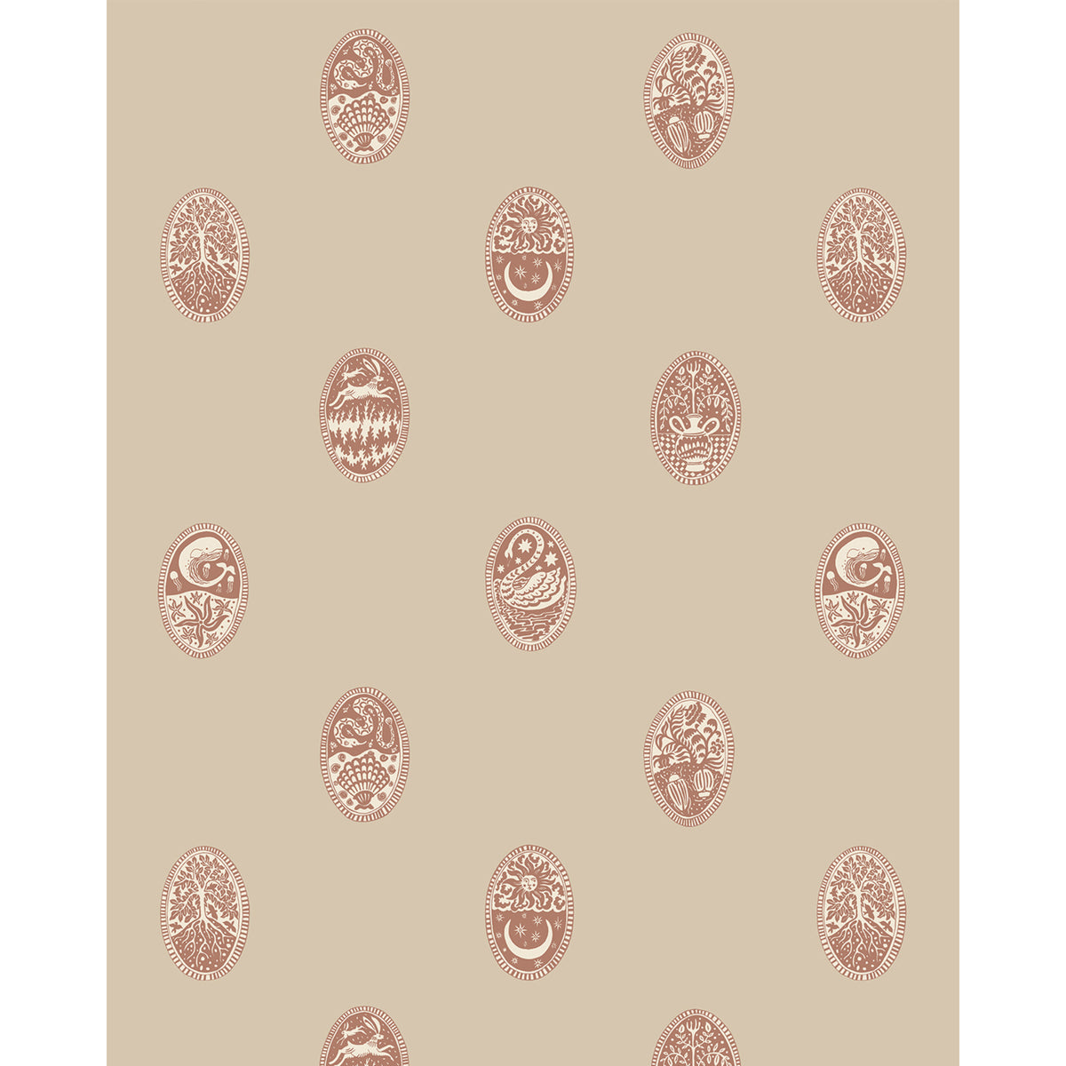 Linear Cameos Wallpaper by Josephine Munsey in 01