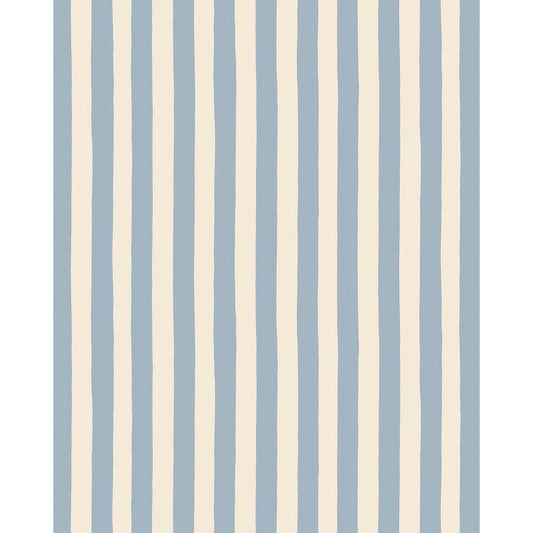 Medium Hand Painted Stripe Wallpaper by Josephine Munsey in 02