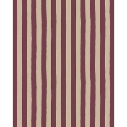 Medium Hand Painted Stripe Wallpaper by Josephine Munsey in 04