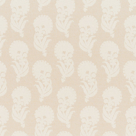 Indian Garden Fabric by Jasper in Cream